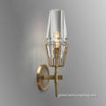 Vintage Luxury Wall Lamp Medieval vintage glass brush copper wall lamps Supplier